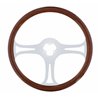 UP88222-18" Chrome Blade Steering Wheel