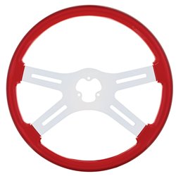 UP88225-18" Color 4 Spoke Steering Wheel - Indigo Red