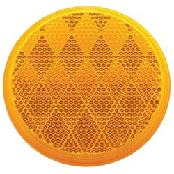 UP30713-3-3/16" Round Quick Mount Reflector - Amber