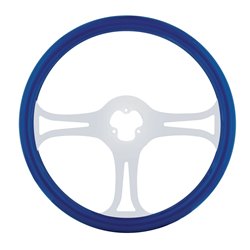 UP88246-18" Color Blade Steering Wheel - Electric Blue