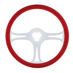 UP88247-18" Color Blade Steering Wheel - Indigo Red