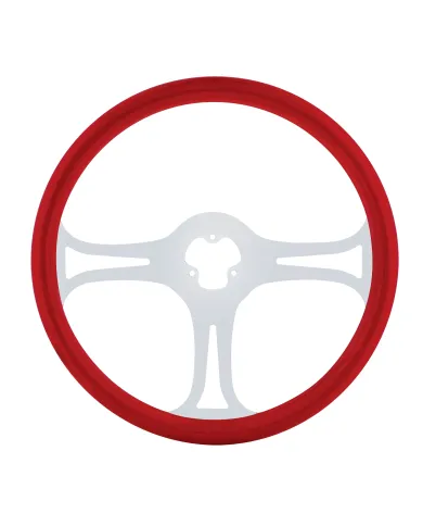 UP88247-18" Color Blade Steering Wheel - Indigo Red