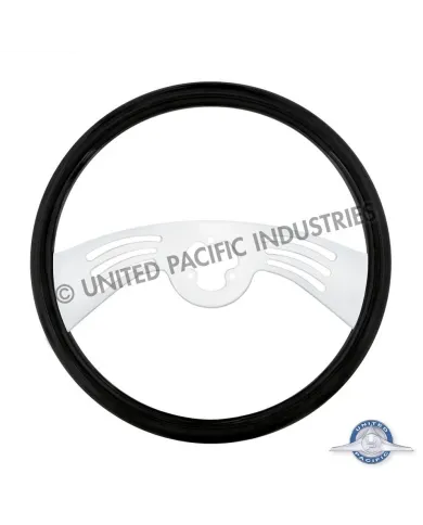 UP88258-18" Carbon Black Steering Wheel - 2 Spoke