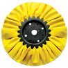 UP90021-8" Yellow Treated Airway Buff - 5/8" & 1/2" Arbor
