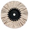 UP90024-8" White Treated Airway Buff - 5/8" & 1/2" Arbor