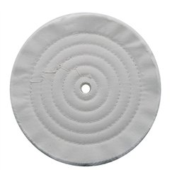 UP90087-8" White Soft Muslin Buff - 5/8" Arbor