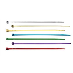 UP90310-6" Nylon Cable Zip Ties - Brass (10-Pack)