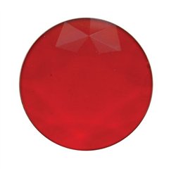 UP30809-1-3/8" Round Plastic Dome/Map Light Lens - Red