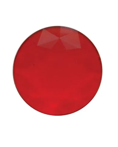 UP30809-1-3/8" Round Plastic Dome/Map Light Lens - Red