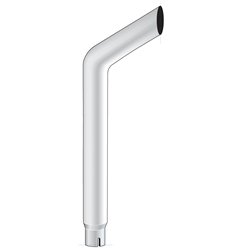 UPB4-65-096-6" Bull Reduce To 5" ID Bottom Exhaust - 96" L
