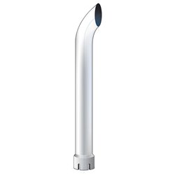 UPC2-6-108-6" Curved Expanded/Slotted Bottom Exhaust - 108" L