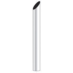 UPM1-6-108-6" Mitred Plain Bottom Exhaust - 108" L