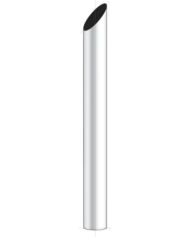 UPM1-7-096-7" Mitred Plain Bottom Exhaust - 96" L