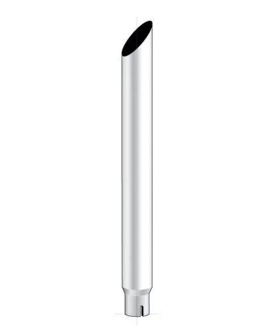UPM4-65-120-6" Mitred Reduce To 5" I.D. Bottom Exhaust - 120" L