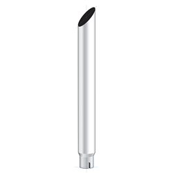 UPM4-75-096-7" Mitred Reduce To 5" I.D. Bottom Exhaust - 96" L