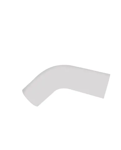 UPPB379-E58-55-Chrome 58 Degree Angled Exhaust Elbow For Peterbilt 379 - Straight 5" OD To 5" OD