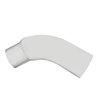 UPPB379-E58-65-Chrome 58 Degree Angled Exhaust Elbow For Peterbilt 379 - 6" OD To 5" OD