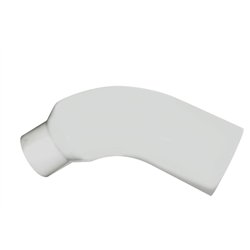 UPPB379-E58-75-Chrome 58 Degree Angled Exhaust Elbow For Peterbilt 379 - 7" OD To 5" OD