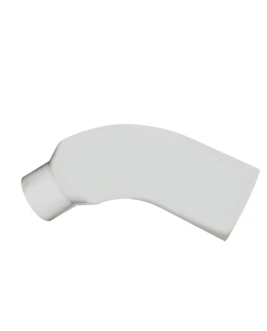 UPPB379-E58-75-Chrome 58 Degree Angled Exhaust Elbow For Peterbilt 379 - 7" OD To 5" OD