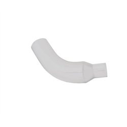 UPPB379-E58-85-Chrome 58 Degree Angled Exhaust Elbow For Peterbilt 379 - 8" OD To 5" OD
