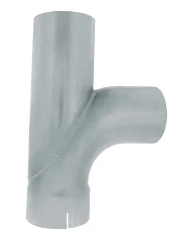 UPY90-5-16-Universal Aluminized 5" Y Pipe - 11-1/2" W X 16-1/4" L