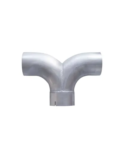 UPYA-5-01A-Universal Aluminized 5" Y Pipe - 16" W X 11" L