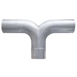 UPYA-5-02A-Universal Aluminized 5" Y Pipe - 25" W X 14" L