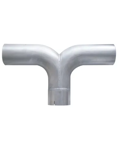 UPYA-5-02A-Universal Aluminized 5" Y Pipe - 25" W X 14" L