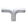 UPYAD-5-02A-Universal Aluminized 5" Y Pipe With Divider - 25" W X 14" H