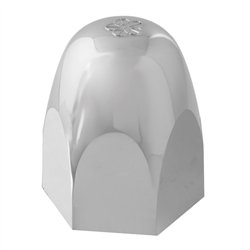GG10023 - CR. PLASTIC NUT COVER W/ S.S. CLIP 1.5"X2-7/16"