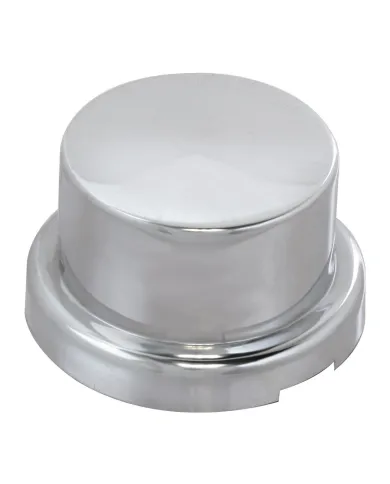 GG10064 - CR. PL FLAT TOP TUBE NUT COVER W/ FLANGE 7/8"OR15/16" X 7/8"H