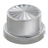 GG10065 - CR. PLASTIC 7/8" / 15/16"X7/8" PIN WHEEL FLAT TOP NUT COVER