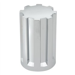 GG10222 - CR. PLASTIC GEAR PUSH-ON NUT CVR 33MM X 3-1/2"H