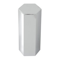 GG10224 - CR. PL. HEX FLAT TOP PUSH-ON NUT CVR 33MM X 5"H