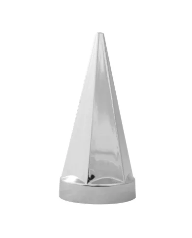 GG10226 - CR. PLASTIC HEX PYRAMD PUSH-ON NUT CVR 33MM X 4-3/4"H