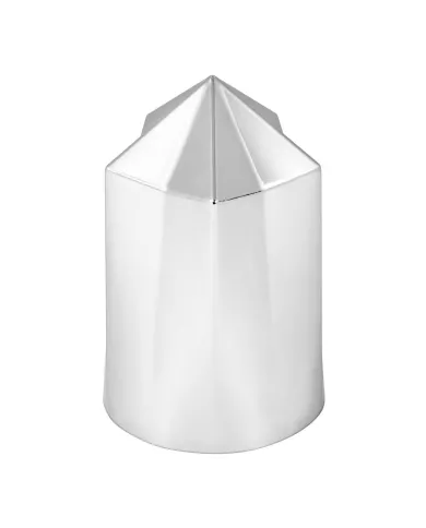 GG10235 - CR. PLASTIC POINTED STAR PUSH-ON  NUT COVER 33MM X 3-1/2" H