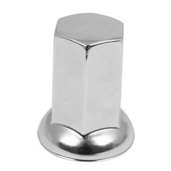 GG10239 - CR. STEEL 33MMX2-1/2" FLAT TOP W/ FLANGE PUSH-ON NUT COVER