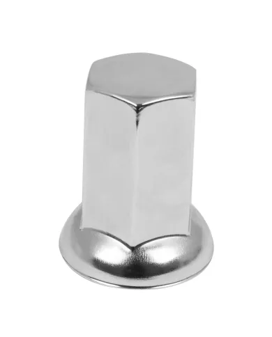 GG10239 - CR. STEEL 33MMX2-1/2" FLAT TOP W/ FLANGE PUSH-ON NUT COVER