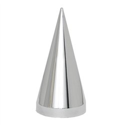 GG10241 - CR. PLASTIC SPEAR PUSH-ON NUT  COVER 33MM X 4.5"H 