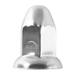 GG10266 - CR. STEEL BULLET PUSH-ON NUT CVR W/FLANGE 33MM X 2.5"