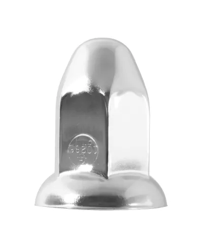 GG10266 - CR. STEEL BULLET PUSH-ON NUT CVR W/FLANGE 33MM X 2.5"