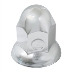 GG10279 - CR. STEEL PUSH-ON LUG NUT COVER W/FLANGE 33M/MX2-1/16"