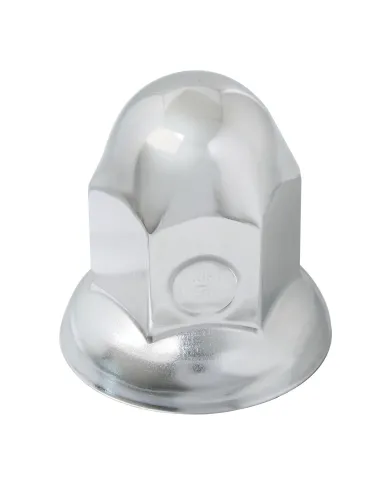 GG10279 - CR. STEEL PUSH-ON LUG NUT COVER W/FLANGE 33M/MX2-1/16"