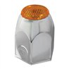 GG10280 - CR. STEEL PUSH-ON NUT CVR 1.5"X2" W/AMBER REFLECTOR