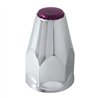 GG10323 - CR. PL. SCREW-ON 33 M/MX3-1/4 NUT CVR W/PURPLE REFLECTOR