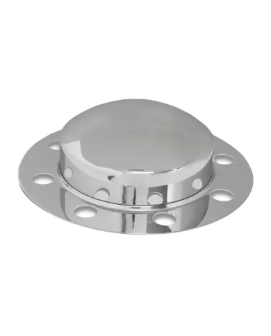 GG10621 - 2 PCS CR. FRONT AXLE COVER FOR UNI-MOUNT 8 HOLE WHEEL