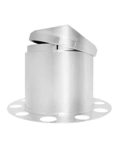 GG10811 - 3 PCS CR. REAR AXLE COVER W/ CONE CAP FOR ALUM. WHEEL