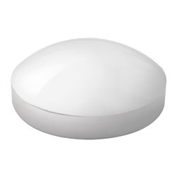GG20082 - S.S. 8" I.D. REAR HUB CAP FOR PETERBILT 1995 UP (20023)