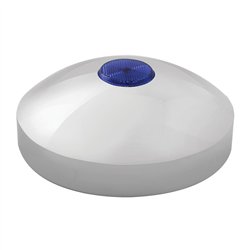 GG20201 - 7-1/4" I.D. CR. REAR HUB CAP W/BLUE REFLECTOR