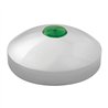 GG20202 - 7-1/4" I.D. CR. REAR HUB CAP W/GREEN REFLECTOR